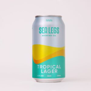 Single can of Sea Legs Tropical Lager